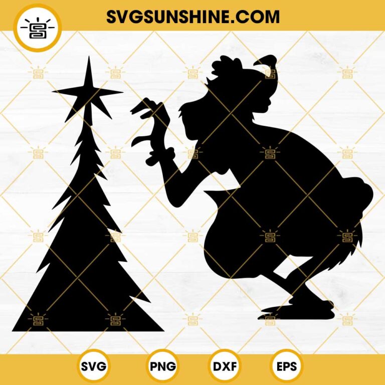 Grinch Stole Christmas Tree SVG, Grinch SVG Cricut Silhouette, Grinch