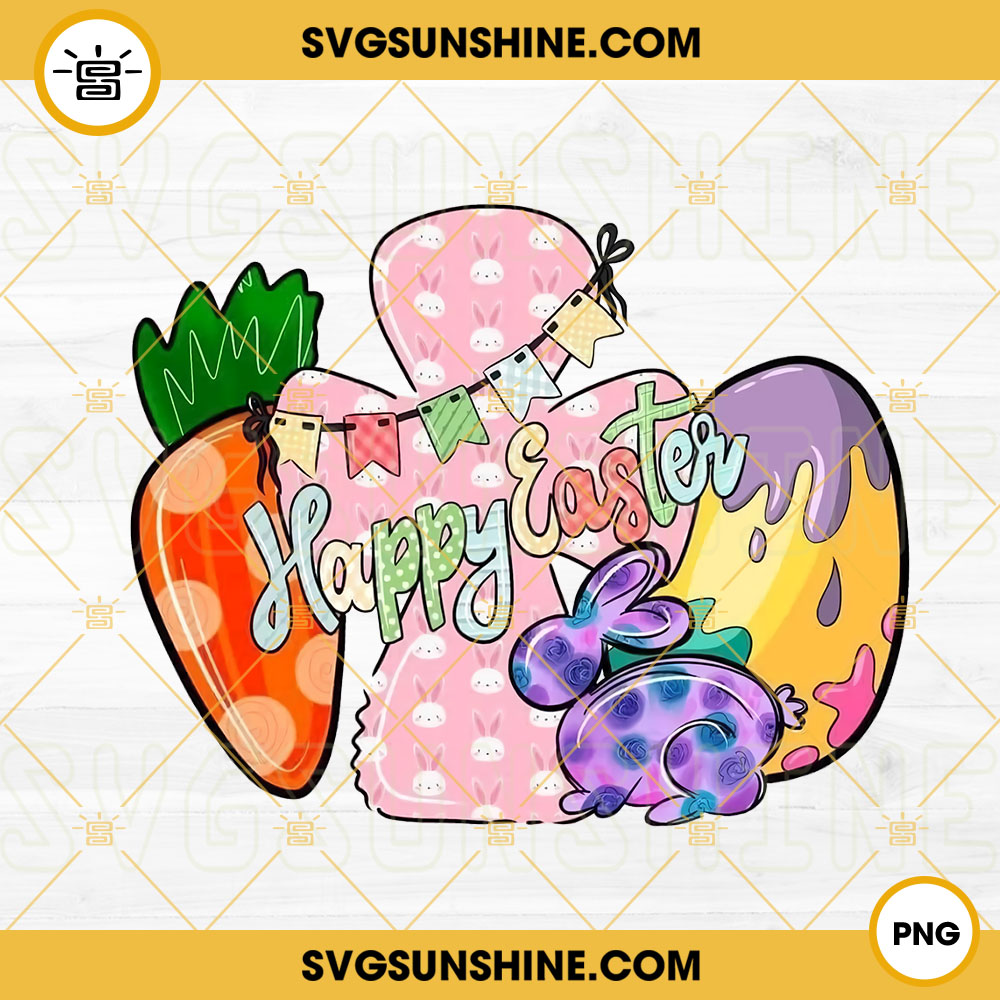 Happy Easter PNG, Easter Bunny PNG, Carrot PNG, Peeps PNG, Easter Family PNG