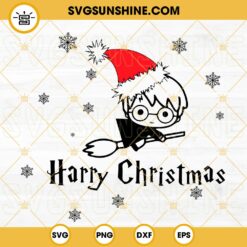 Harry Potter Christmas SVG, Harry And Friends Christmas SVG, Christmas Wizard SVG Files For Cricut