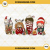Harry Potter Christmas Coffee PNG, Christmas Coffee Latte PNG, Wizard Christmas PNG Sublimation