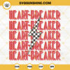 Heartbreaker SVG, Retro Valentine SVG, Broken Heart SVG, Valentines Day SVG PNG DXF EPS Files For Cricut