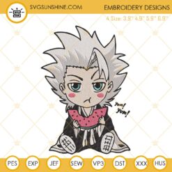 Gon Freecss Face Embroidery Designs, Hunter X Hunter Embroidery Files