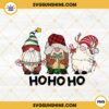 Ho Ho Ho Gnomes PNG, Merry Christmas PNG, Sublimation Designs Downloads