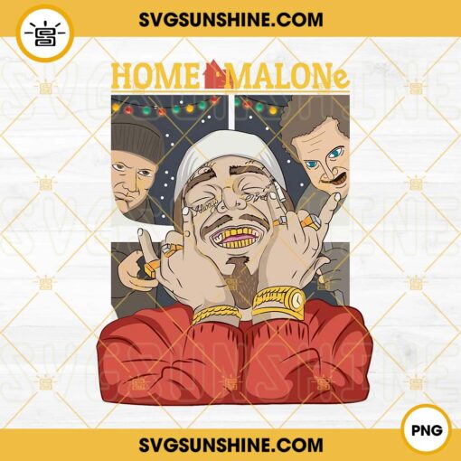 Home Malone Post Malone Christmas PNG, Funny Music Christmas PNG File Download