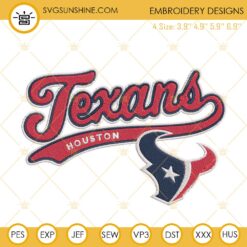 Houston Texans Embroidery Designs