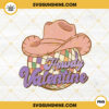 Howdy Valentine PNG, Disco Ball Cowboy Hat PNG, Western Valentine PNG Digital Download