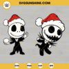 Jack Skellington Christmas SVG Bundle, Jack Skellington Santa Hat SVG, Nightmare Before Christmas SVG PNG DXF EPS Files