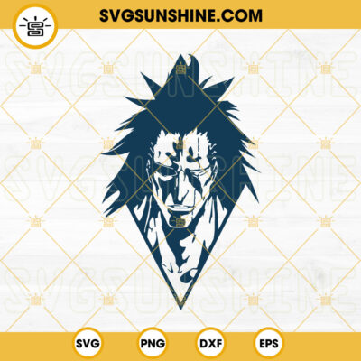 Kenpachi Zaraki SVG, Bleach SVG, Anime SVG, Manga SVG