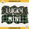 Lucky Mini PNG, Shamrock PNG, Leopard Cheetah Pattern PNG, St Patricks PNG Digital Download