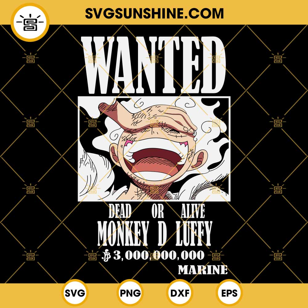 Exclusive Luffy Gear 5 Premium Png Eps Svg Files for 