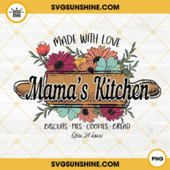Made With Love Mamas Kitchen PNG, Kitchen Sign PNG, Mama Kitchen PNG, Cooking Mama PNG File