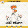 Beaker Muppet SVG, Meep Meep SVG, Beaker SVG, The Muppet Show SVG PNG DXF EPS Cut Files