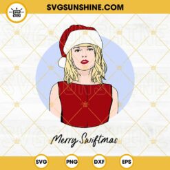 Merry Swiftmas Christmas SVG, Taylor Swift Merry Christmas SVG PNG DXF EPS Digital Download
