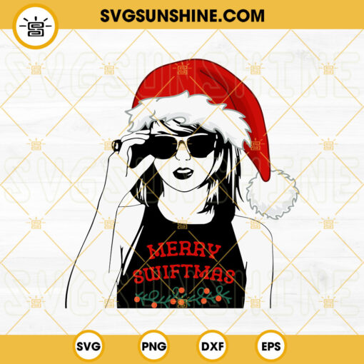 Merry Swiftmas SVG, Taylor Swift Christmas SVG, Music Christmas SVG PNG DXF EPS