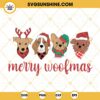 Merry Woofmas SVG, Dog With Santa Hat SVG, Christmas Dog SVG PNG DXF EPS Cutting Files