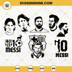 Messi SVG Bundle, Lionel Messi SVG, Soccer SVG, Football Argentina SVG PNG DXF EPS Cut Files