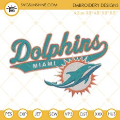 Miami Dolphins Embroidery Designs