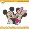 Mickey Minnie Embroidery Files, Disney Couple Embroidery Designs