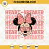 Minnie Mouse Heart Breaker SVG, Minnie Valentines SVG, Happy Valentine's Day SVG