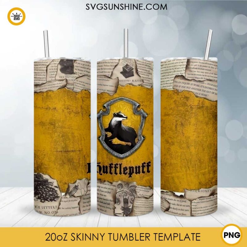 Harry Potter 20oz Skinny Tumbler Template PNG File Digital Download