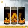 Washington Commanders Fire And Flame 20oz Skinny Tumbler Template PNG, Washington Commanders Tumbler Template PNG File Digital Download