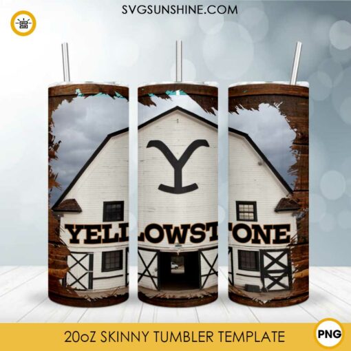 Yellowstone House Tumbler PNG Designs, Yellowstone 20oz Tumbler PNG File Digital Download