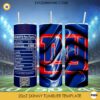 New York Giants Fun Facts 20oz Skinny Tumbler Template PNG, New York Giants Tumbler Template PNG File Digital Download