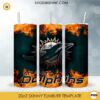 Miami Dolphins Fire And Flame Flare On Metal 20oz Skinny Tumbler Template PNG, Miami Dolphins Tumbler Template PNG File Digital Download