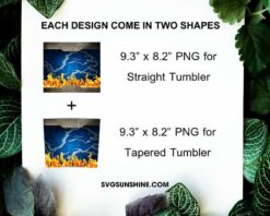 Detroit Lions Fire And Flame 20oz Skinny Tumbler Template PNG, Detroit Lions Tumbler Template PNG File Digital Download