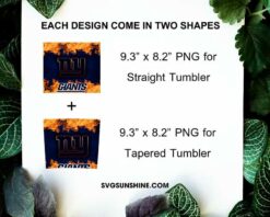 New York Giants Fire And Flame Flare On Metal 20oz Skinny Tumbler Template PNG, New York Giants Tumbler Template PNG File Digital Download