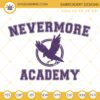 Nevermore Academy Embroidery Designs, Wednesday Addams Embroidery Designs File