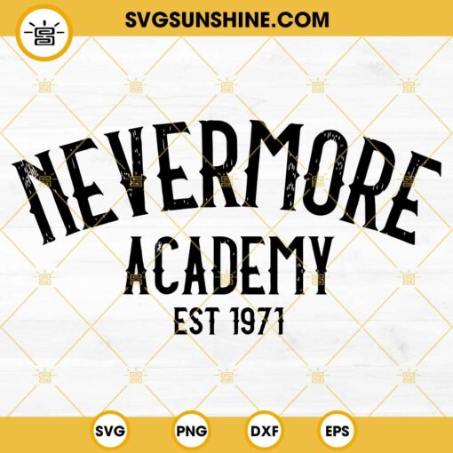 Nevermore Academy SVG File