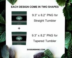 New York Jets Christmas 20oz Skinny Tumbler PNG, NFL Team Football New York Jets Ugly Sweater Tumbler PNG File Digital Download