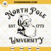 North Pole University SVG, Santa Claus Christmas SVG, North Pole Christmas SVG, Santa SVG