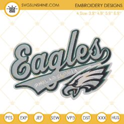 Philadelphia Eagles Embroidery Designs