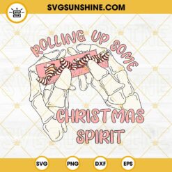 Rolling Up Some Christmas Spirit SVG PNG DXF EPS Files Designs