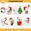 Snoopy Christmas SVG Bundle, Charlie Brown SVG, Woodstock SVG, Peanuts Christmas SVG PNG DXF EPS Cricut File