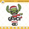 Stitch Grinch Mode On Embroidery Design Files