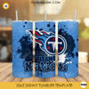 Titans Nation Tumbler Wrap PNG, Tennessee Titans 20oz Skinny Tumbler PNG Sublimation File Digital Download