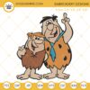 Fred And Barney Embroidery Files, The Flintstones Machine Embroidery Design