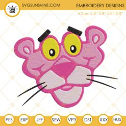 Pink Panther Embroidery Design Files