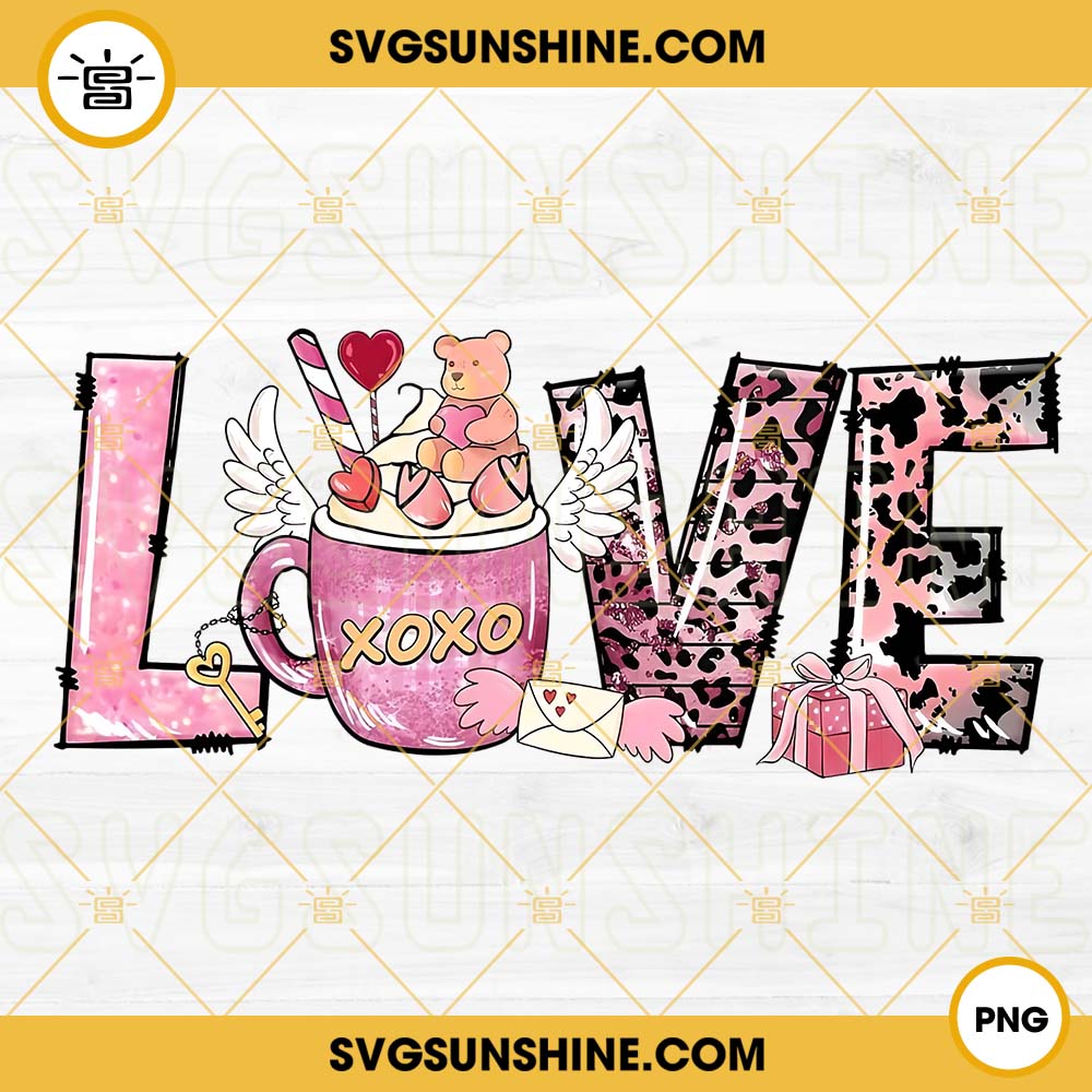 Valentine Love PNG, Cute Valentine's Day PNG Design Download
