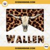 Leopard Wallen PNG, Bull Skull PNG, Western PNG, Country Muisc PNG Sublimation