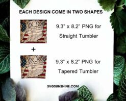 We The People 20oz Skinny Tumbler Sublimation PNG, Patriotic American Tumbler PNG File Digital Download
