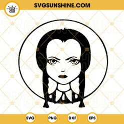 Wednesday Addams SVG, Horror Moive SVG, Addams Family SVG PNG DXF EPS File
