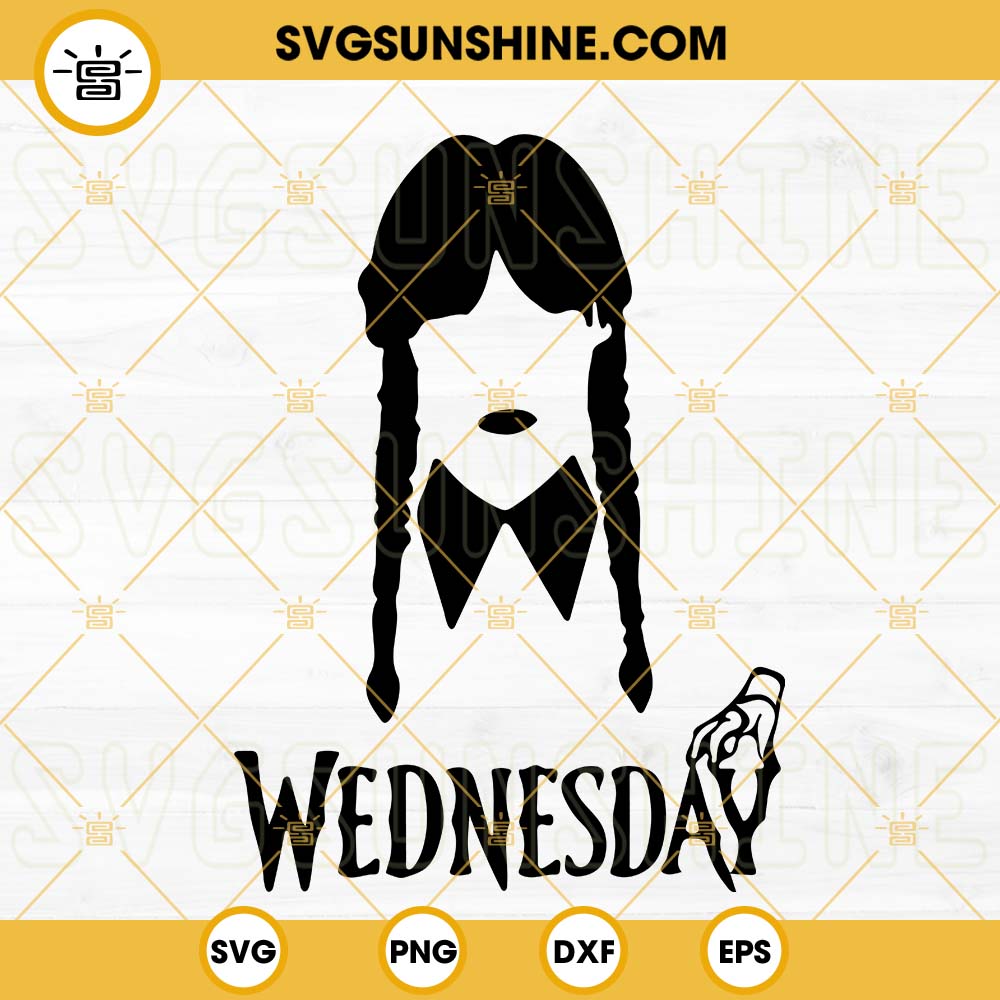 Wednesday Addams Family Netflix Series SVG Design File