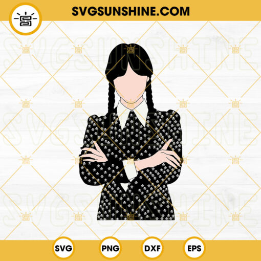 Wednesday SVG, Wednesday Addams SVG, The Addams Family SVG PNG DXF EPS ...