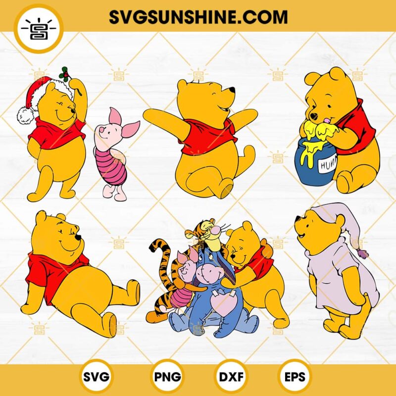 Winnie The Pooh Svg Tigger Svg Eeyore Svg Piglet Svg Pooh Etsy Norway ...