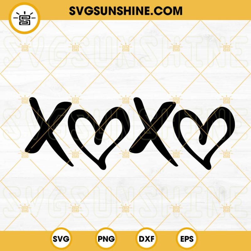 Xoxo Svg Cute Valentines Svg Love Svg Heart Svg Valentines Day Svg