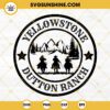 Yellowstone Dutton Ranch SVG PNG DXF EPS Cut Files For Cricut Silhouette
